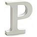Lettera P Legno Bianco (2 X 16 X 14,5 Cm) (24 Unità) - Foto miniatura 2