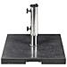 Base Per Ombrellone Granito Nero 45 X 45 Cm Ceggia - Foto miniatura 5