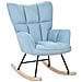 Sedia A Dondolo Celeste Oulu - Foto miniatura 4