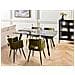 Tavolo Da Pranzo Mossle Nero 160 Cm 90 Cm - Foto miniatura 1