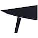 Tavolo Da Pranzo Mossle Nero 160 Cm 90 Cm - Foto miniatura 7
