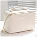 Spaziosa Borsa Da Toilette/trucco Beige - Foto miniatura 3