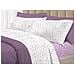 Completo Lenzuola Letto 100% Cotone Made Italy 3027 Disegno Goccia Piazza E Mezza Rosa - Foto miniatura 1