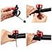Campanello Per Mountain Bike, Suono Nitido, Facile Da Installare Red - Foto miniatura 2
