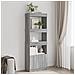 Credenza Grigio Sonoma 63x33x180 Cm In Truciolato - Foto miniatura 1