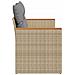 Divano da Giardino con Cuscini a 2 Posti Beige in Polyrattan - Foto miniatura 5