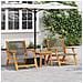 Sedie da Giardino 2 pezzi Grigio 76x67x73.5 cm Legno Massello di Acacia - Foto miniatura 2