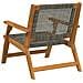 Sedie da Giardino 2 pezzi Grigio 76x67x73.5 cm Legno Massello di Acacia - Foto miniatura 5