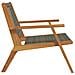 Sedie da Giardino 2 pezzi Grigio 76x67x73.5 cm Legno Massello di Acacia - Foto miniatura 7