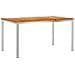 Set Pranzo Giardino 7 Pezzi Legno Massello Teak - Foto miniatura 5