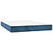 Letto a Molle con Materasso e LED Blu Scuro 140x190 cm - Foto miniatura 6