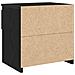 Comò 2 pz Nero Rovere 40x30x39 cm in Legno ingegnerizzato - Foto miniatura 7