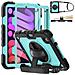 Custodia Per Ipad Mini 6 8.3” Con Supporto E Tracolla Menta - Foto miniatura 1