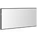 Mobile da Bagno con Specchio e Luce LED Rovere Nero 80x37 cm - Foto miniatura 1