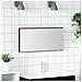 Mobile da Bagno con Specchio e Luce LED Rovere Nero 80x37 cm - Foto miniatura 2