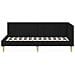 Cornice del letto ad angolo Altro con testiera Nero 90 x 190 cm - Foto miniatura 6
