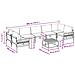 Set Divano da Giardino 8 pcs Antracite Acciaio - Foto miniatura 7