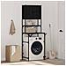 Mobile per lavatrice Rovere nero 68 x 48.5 x 194 cm - Foto miniatura 2