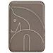 Porta Carte Magnetico In Pelle Pu Con Funzione Supporto Grey - Foto miniatura 1