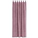 Tende con tende 2 pcs Rosa scuro 140 x 245 cm Velluto - Foto miniatura 4