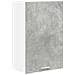 Armadio pensile Riga Grigio Cemento e Bianco 50 x 31 x 80 cm - Foto miniatura 1