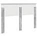 Testiera con testiera Grigio cemento 150 cm Legno multistrato - Foto miniatura 6