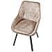 Set Di 2 Sedie Da Pranzo Terlton Velluto Beige - Foto miniatura 6