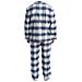 Pigiama Da Uomo In Cotone Con Camicia A Maniche Lunghe Klp7 - Foto miniatura 3