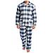 Pigiama Da Uomo In Cotone Con Camicia A Maniche Lunghe Klp7 - Foto miniatura 1