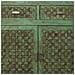 Vetrina In Legno Verde Fatta A Mano 85x40x180h Cm - Foto miniatura 7