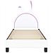 Struttura letto bambini con testata Bianco 80 x 160 cm PU - Foto miniatura 5