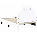 Struttura letto bambini con testata Bianco 80 x 160 cm PU - Foto miniatura 7