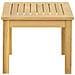 Tavolino da salotto Acacia chiaro 45 x 45 x 36 cm - Foto miniatura 3