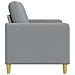 Divano con Storage Grigio Chiaro 122 x 78 x 87 cm Poliestere - Foto miniatura 5