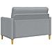 Divano con Storage Grigio Chiaro 122 x 78 x 87 cm Poliestere - Foto miniatura 6