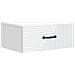 Mobiletto da notte a muro 2 pcs Bianco 49 x 34,5 x 20 cm - Foto miniatura 3