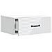 Mobiletto da notte a muro 2 pcs Bianco 49 x 34,5 x 20 cm - Foto miniatura 4