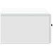 Mobiletto da notte a muro 2 pcs Bianco 49 x 34,5 x 20 cm - Foto miniatura 6