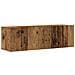 Set di 4 mobili porta TV a parete Legno Antico 100x30x30 cm - Foto miniatura 4