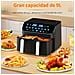 Friggitrice ad aria doppia zona LQ-201. 9 L. 2000 W. 8 programmi - Foto miniatura 2