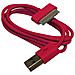 Cavo Caricabatterie Da 30 Pin A Usb - Fucsia - Apple Iphone 4 4s Ipad Ipod - Foto miniatura 1