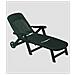 Lettino Pieghevole California Verde. Schienale Regolabile In 5 Posizioni E Ruote Per Facilitarne Lo Spostamento. Dimensioni : (lxpxh) 80x190x98 Cm. Lettino Chiudibile - 1258 - Foto miniatura 2