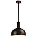 Lampadario Pendente Moderno 1mt E14 Plastica + Alluminio Ø180mm Vt-7100 - Sku 3921 Nero - Foto miniatura 1