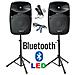 Impianto Audio Amplificato Attivo 800w Casse Acustiche 12"" + Stativi + Cavi - Foto miniatura 1