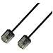ICOC U6-SLIM-020BKT - Cavo di rete Patch in Rame Ultra Slim Cat. 6 Nero UTP 2 m - Foto miniatura 1