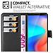 Custodia Compatibile Con Cubot J3 Pro In Nero Carbone - Coperchio Protettiva Con Chiusura Magnetica, Funzione Stand E Tasca Per Le Carte - Foto miniatura 4