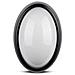 V-tac Vt-8010 Plafoniera Led 12w Smd Luce Bianco Caldo 3000k Corpo Nero Forma Ovale Ip54 - Sku 1350 - Foto miniatura 1