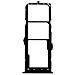 Slot Sostitutivo Scheda Samsung Galaxy A11 2x Nano Sim E Micro Sd Nero - Foto miniatura 1