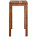 Tavolo Da Bar In Legno Acacia Finitura Sheesham 110x55x106 Cm - Foto miniatura 3