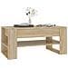 Tavolino Da Salotto Rovere Sonoma 102x55x45cm Legno Multistrato - Foto miniatura 5
